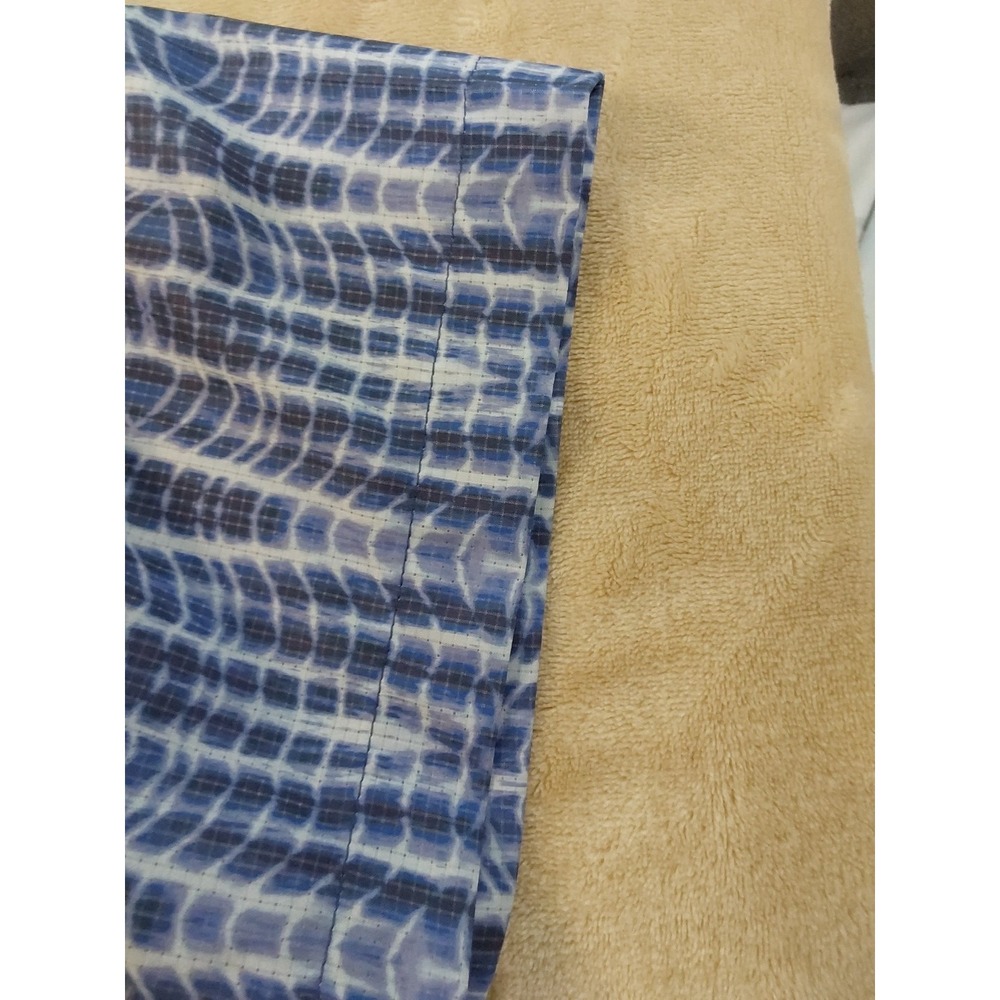 Tommy Bahama IslandZone Shirt Mens Large Blue Geometric Button Up Stretch Casual - Picture 5 of 14